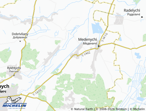 MICHELIN Opory map - ViaMichelin