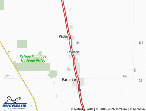 Mappa MICHELIN Teviston - ViaMichelin