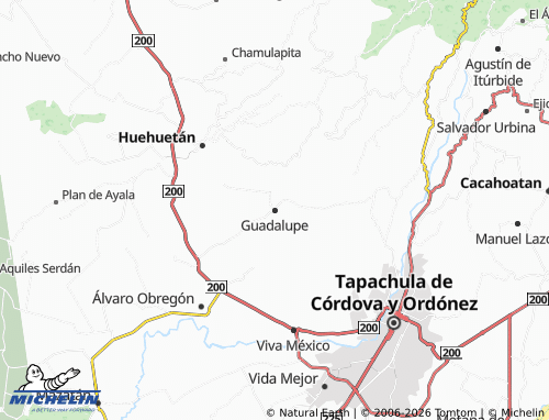 MICHELIN-Landkarte Guadalupe - ViaMichelin