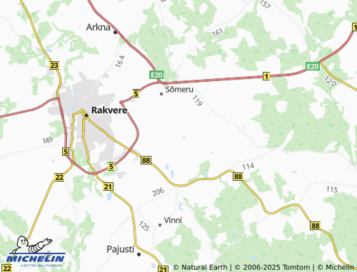 MICHELIN Vetiku map - ViaMichelin