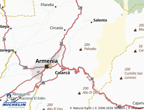 Carte MICHELIN El Castillo - ViaMichelin