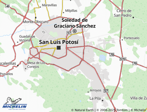MICHELIN Rinconada de Valle Dorado map - ViaMichelin