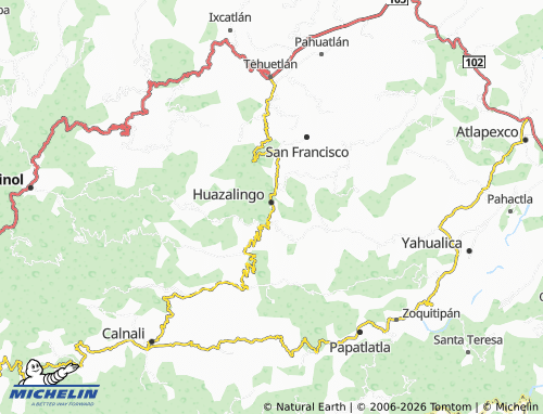 MICHELIN Panteón map - ViaMichelin