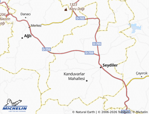 Mappa MICHELIN Odabaşı - ViaMichelin