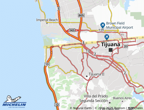 MICHELIN Patrimonial Benito Juárez map - ViaMichelin