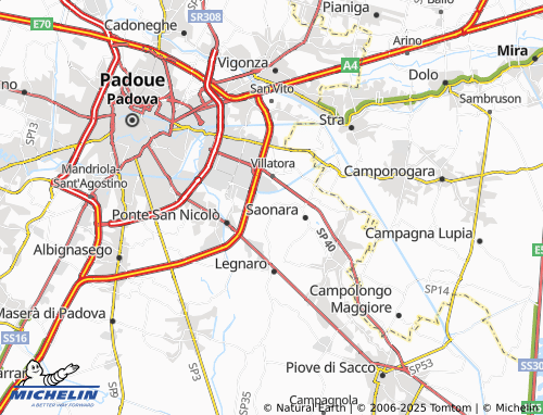 MICHELIN Casone map - ViaMichelin