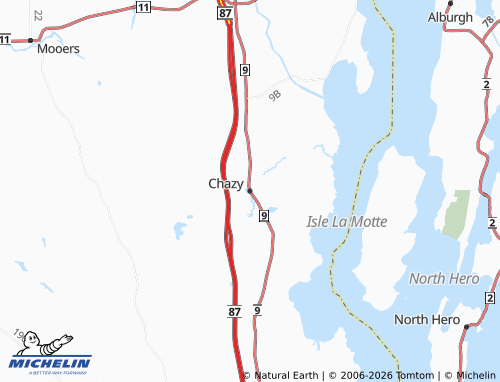 Mapa MICHELIN Chazy - ViaMichelin