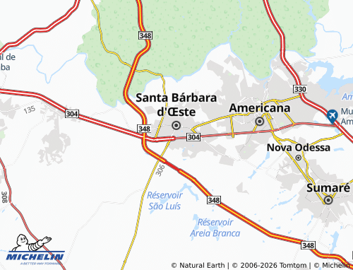 Mapa MICHELIN Itamaraty - ViaMichelin