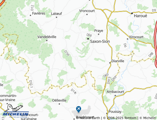 MICHELIN-Landkarte Gugney - ViaMichelin