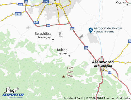 MICHELIN vz Kuklen map - ViaMichelin