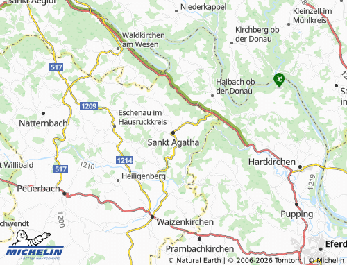 MICHELIN Sankt Agatha map - ViaMichelin