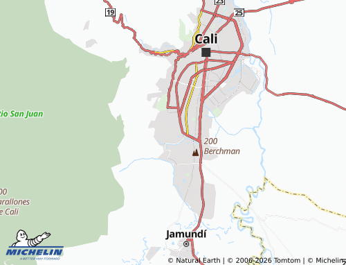 Mapa MICHELIN El Jordán - ViaMichelin