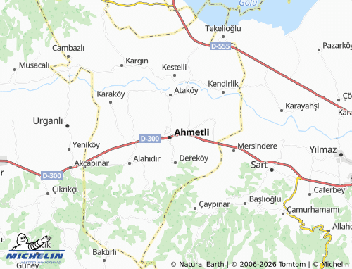 MICHELIN Güldede map - ViaMichelin