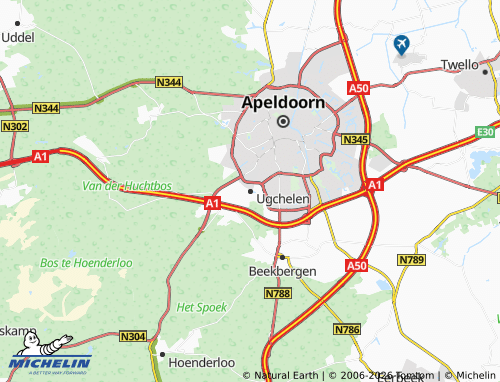 Mappa MICHELIN Ugchelen - ViaMichelin
