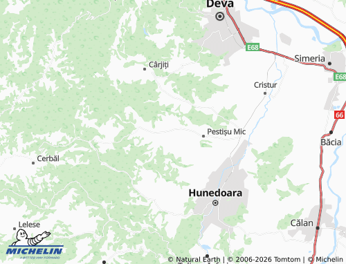 MICHELIN Josani map - ViaMichelin