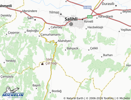 MICHELIN Bahçecik map - ViaMichelin