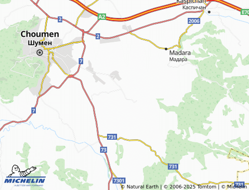 MICHELIN Iliya Blaskovo map - ViaMichelin