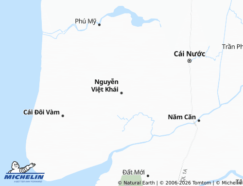 Mapa MICHELIN Tân Hưng Tây - ViaMichelin