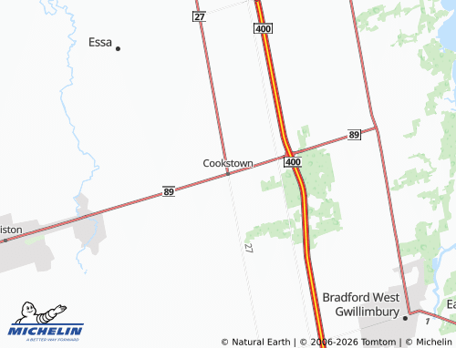 MICHELIN Cookstown map - ViaMichelin