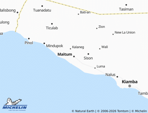 MICHELIN Maitum map - ViaMichelin