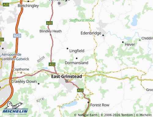 Carte MICHELIN Dormansland - ViaMichelin