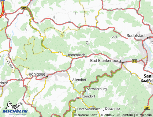 Mapa MICHELIN Rottenbach - ViaMichelin