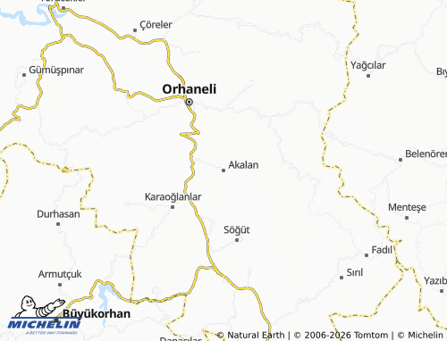 Mappa MICHELIN Akalan - ViaMichelin