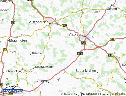 MICHELIN-Landkarte Schnedenhaarbach - ViaMichelin
