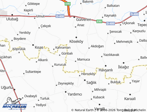 MICHELIN Emirler map - ViaMichelin
