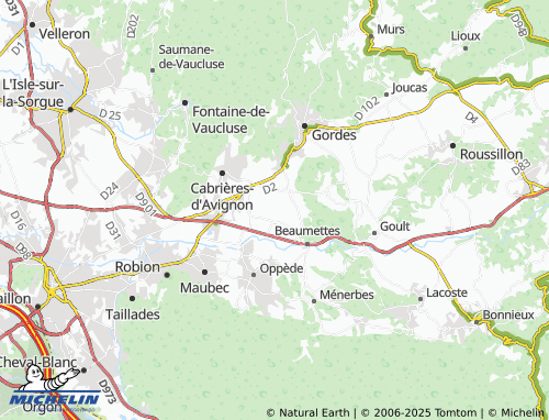 MICHELIN Les Gros map - ViaMichelin