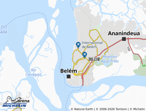 MICHELIN Miramar map - ViaMichelin