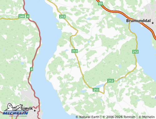 MICHELIN-Landkarte Jølstad - ViaMichelin