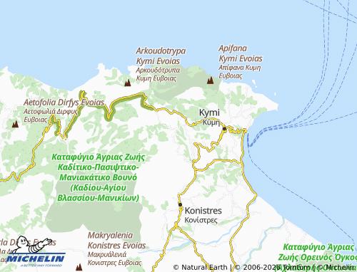 MICHELIN Charokopos map - ViaMichelin
