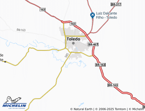MICHELIN São Francisco map - ViaMichelin