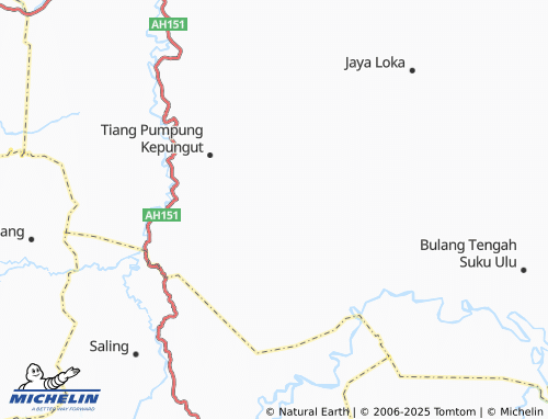 MICHELIN Lubuk Besar map - ViaMichelin