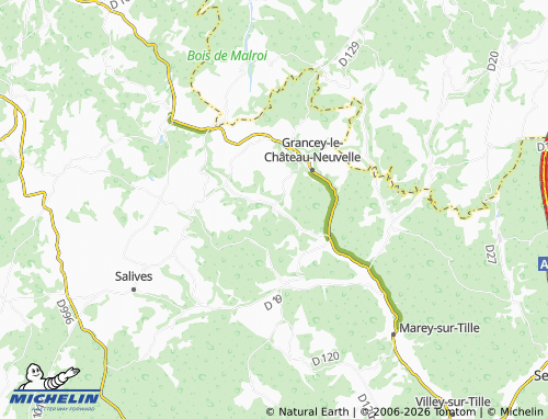 MICHELIN Courlon map - ViaMichelin