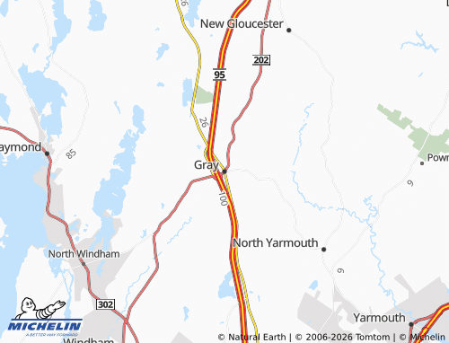 Mapa MICHELIN Gray - ViaMichelin