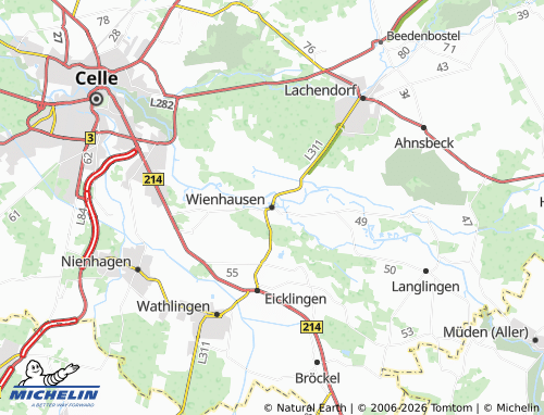MICHELIN Wienhausen map - ViaMichelin