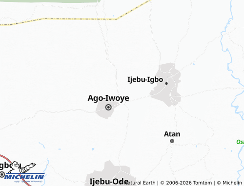 MICHELIN Awa map - ViaMichelin