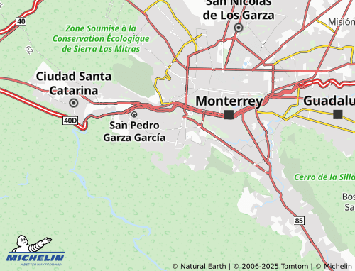 MICHELIN Corporativo Santo Domingo map - ViaMichelin