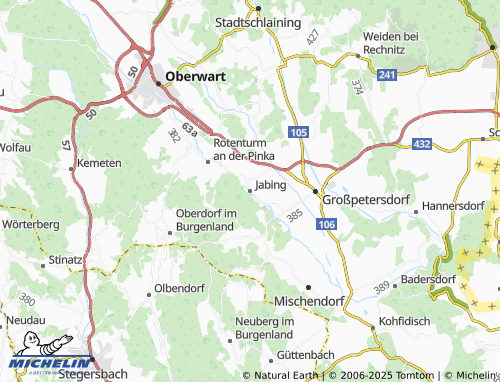 MICHELIN Jabing map - ViaMichelin