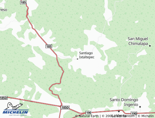 MICHELIN Santiago Ixtaltepec map - ViaMichelin