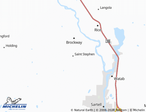 Mapa MICHELIN Saint Stephen - ViaMichelin