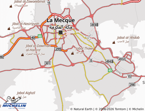 Carte MICHELIN al-Hijrah - ViaMichelin