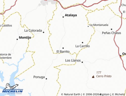 Mappa MICHELIN El Barrito - ViaMichelin