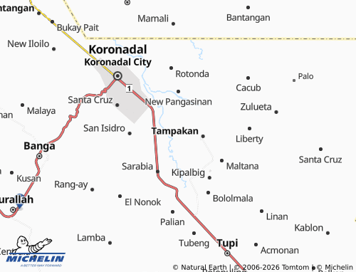 MICHELIN San Roque map - ViaMichelin
