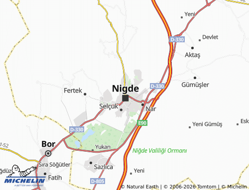 MICHELIN Yenice map - ViaMichelin