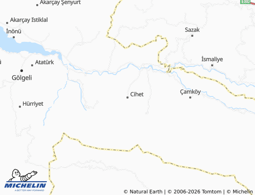MICHELIN Cihet map - ViaMichelin