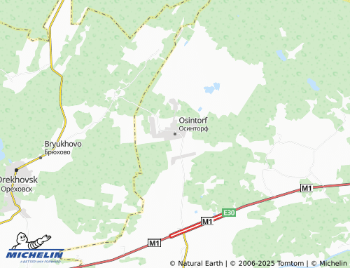 MICHELIN Osintorf map - ViaMichelin