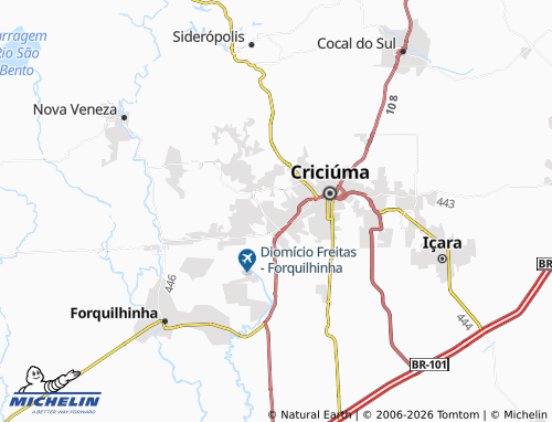 Mapa MICHELIN Paraíso - ViaMichelin
